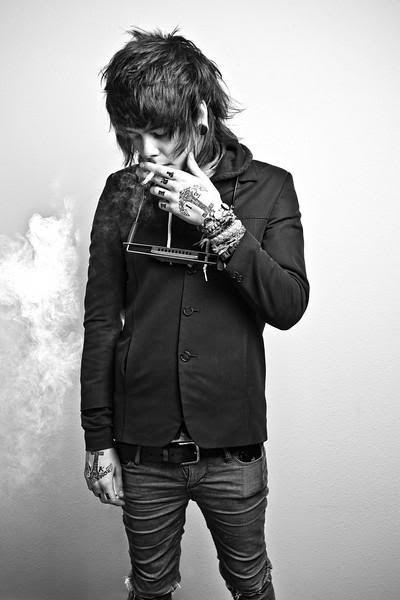 Christopher Drew Smoking