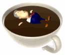man swimming in tea Pictures, Images and Photos