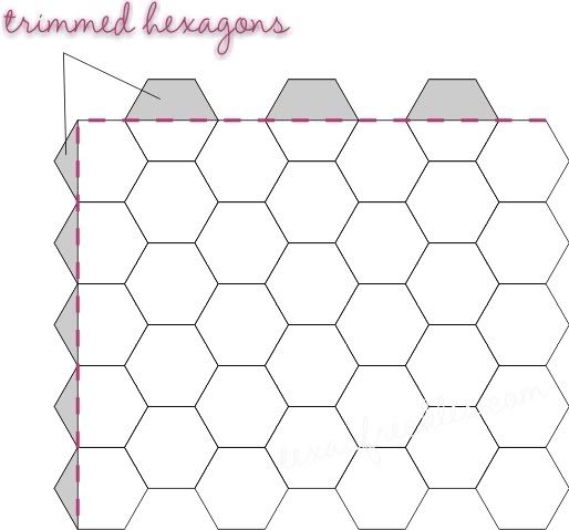 Half+hexagon+quilt+tutorial