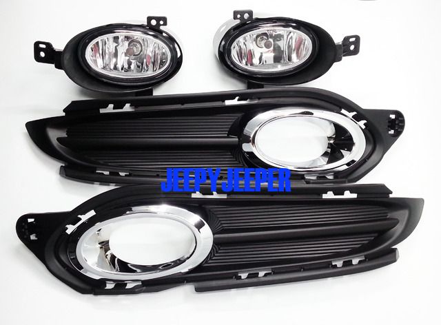 chrome fog l spot light set for honda hr v hrv 2015 chrome fog l spot light set for honda hr v hrv 2015