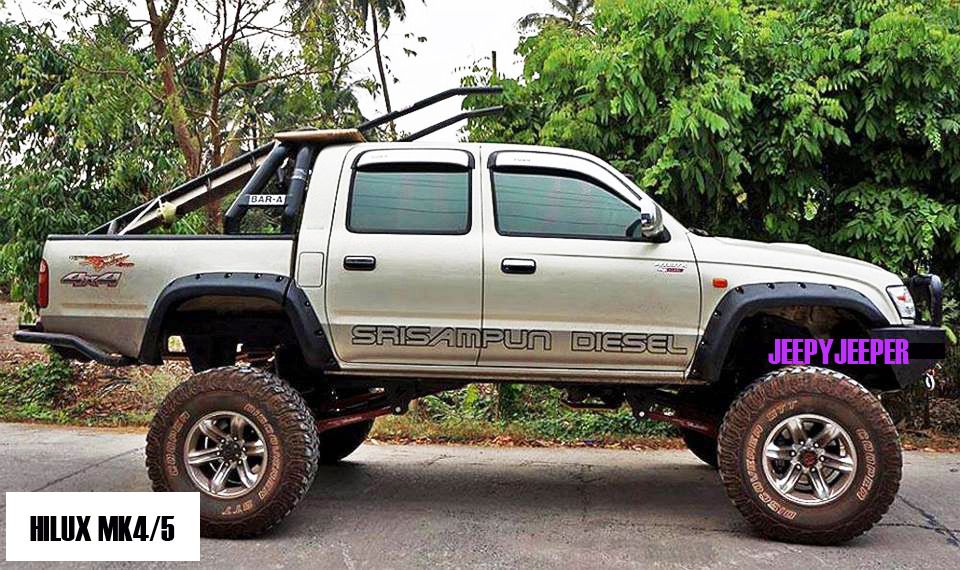 toyota hilux 106 wheel arch flares #4