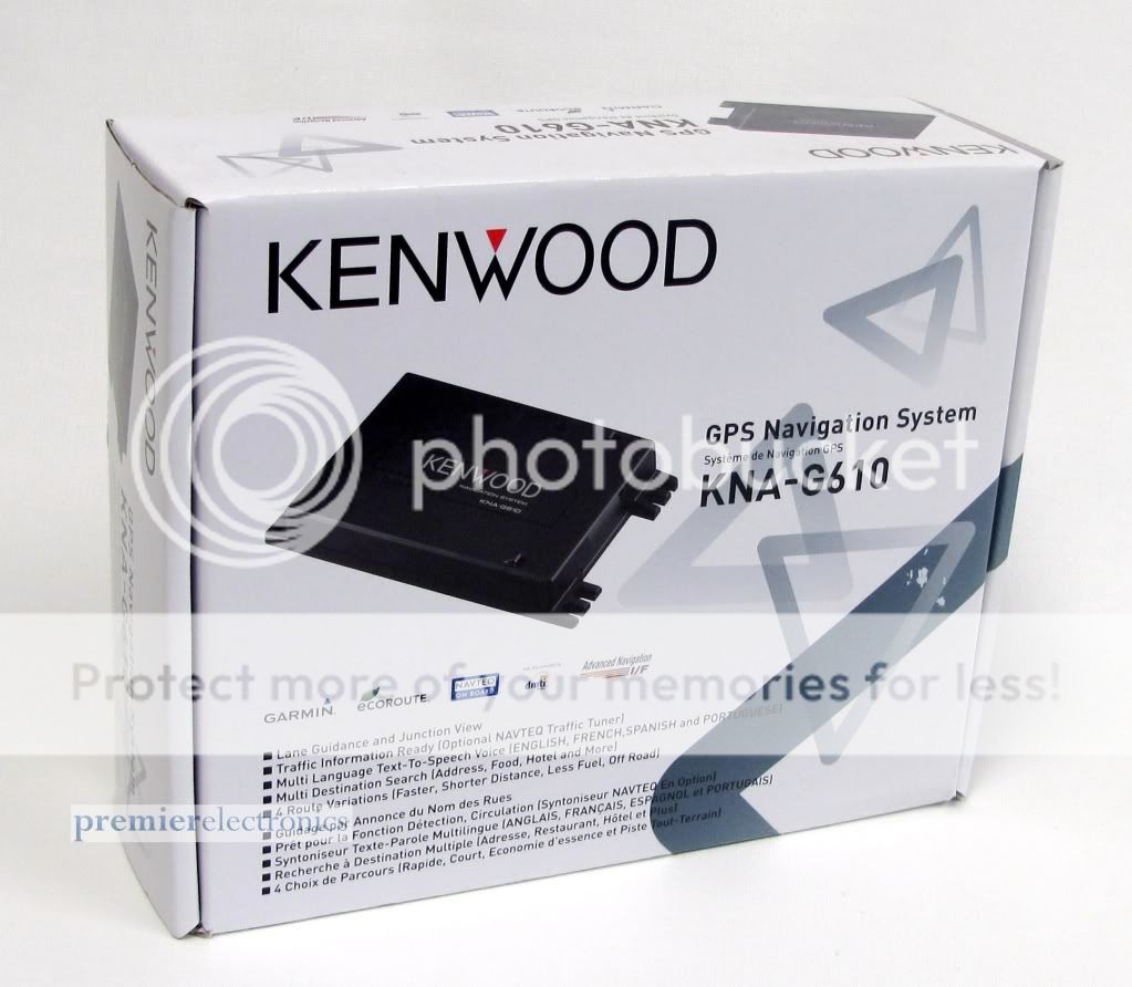 Kenwood KNA G610 Remote Mount Navigation for 2010 Kenwood Multimedia 