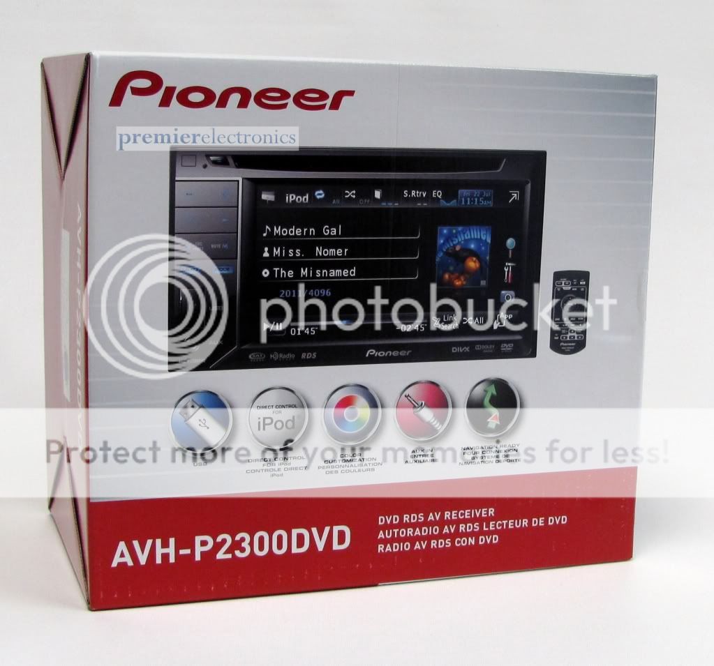 Pioneer AVH P2300DVD 5.8 Touchscreen DVD Receiver  