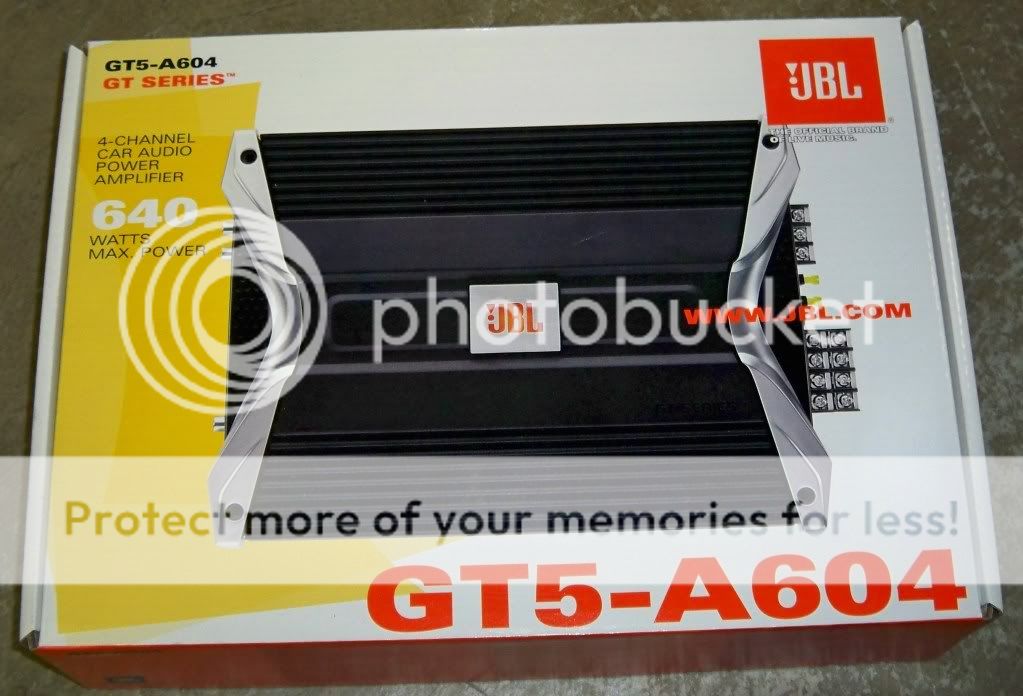 JBL Gt5 a604 320W RMS 4 Channel Full Range Amplifier 715442170401 