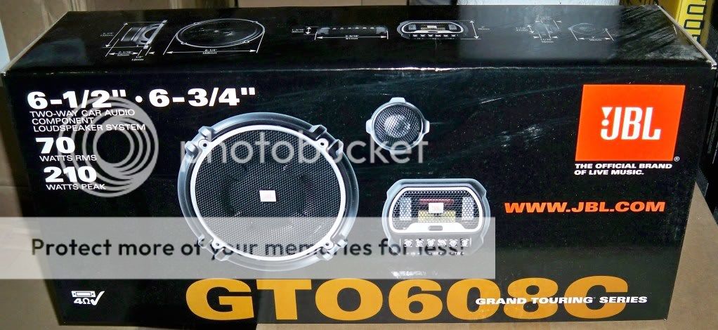 JBL GTO608C 6 1/2 210W 2 Way GTO Series Speaker System 715442470297 