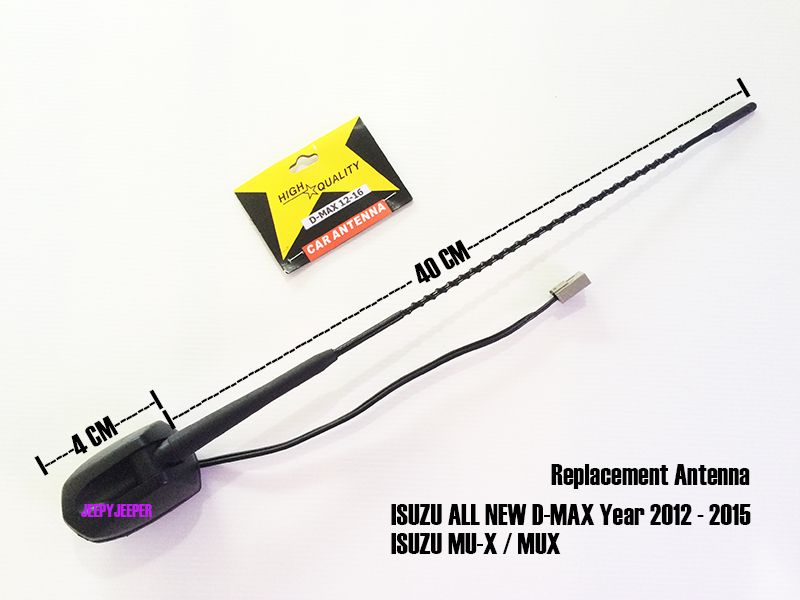 Replacement AM FM Radio Aerial Antenna Roof for Isuzu DMax Dmax MUX MU