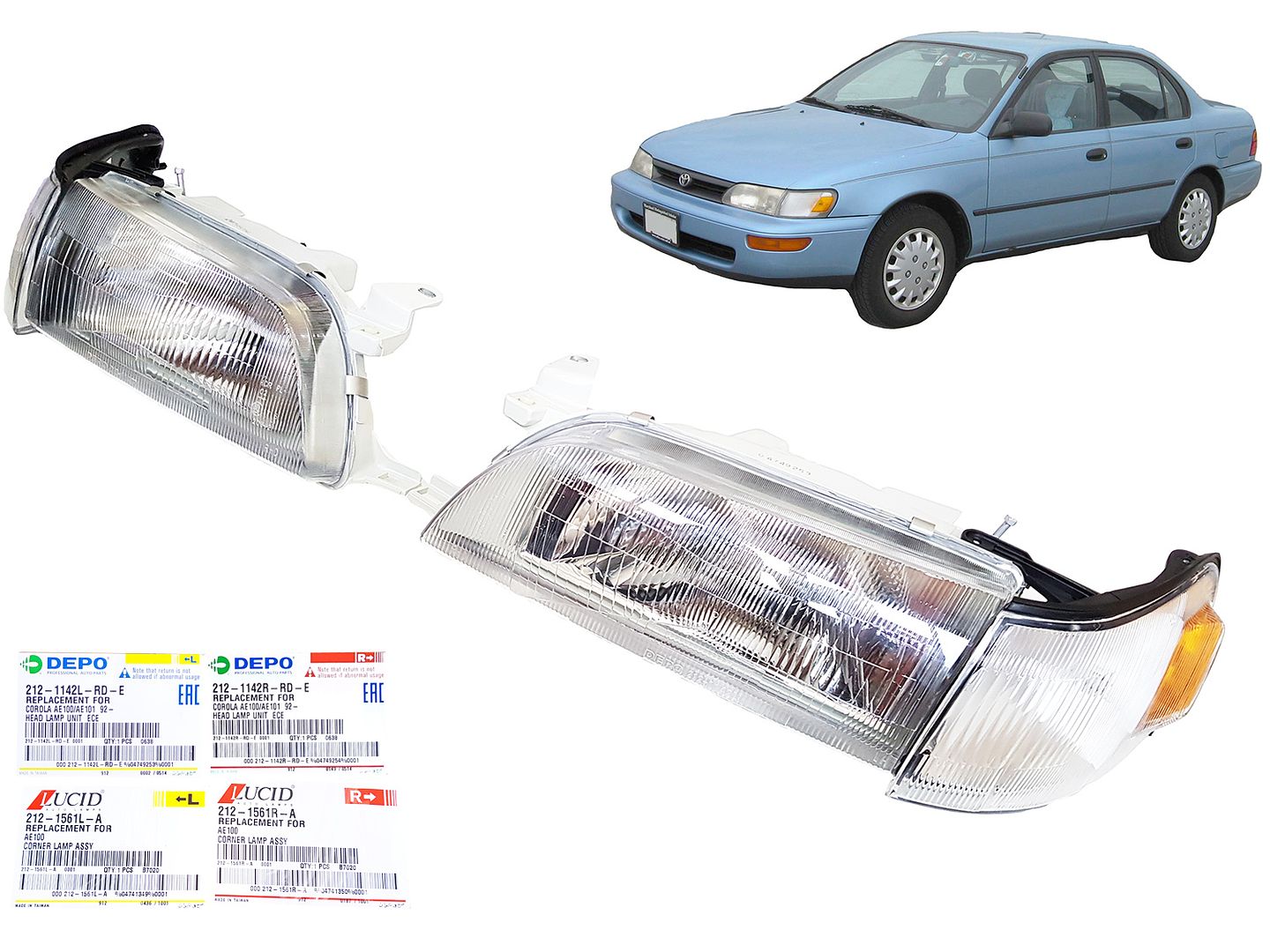 toyota corolla ae100 accessories