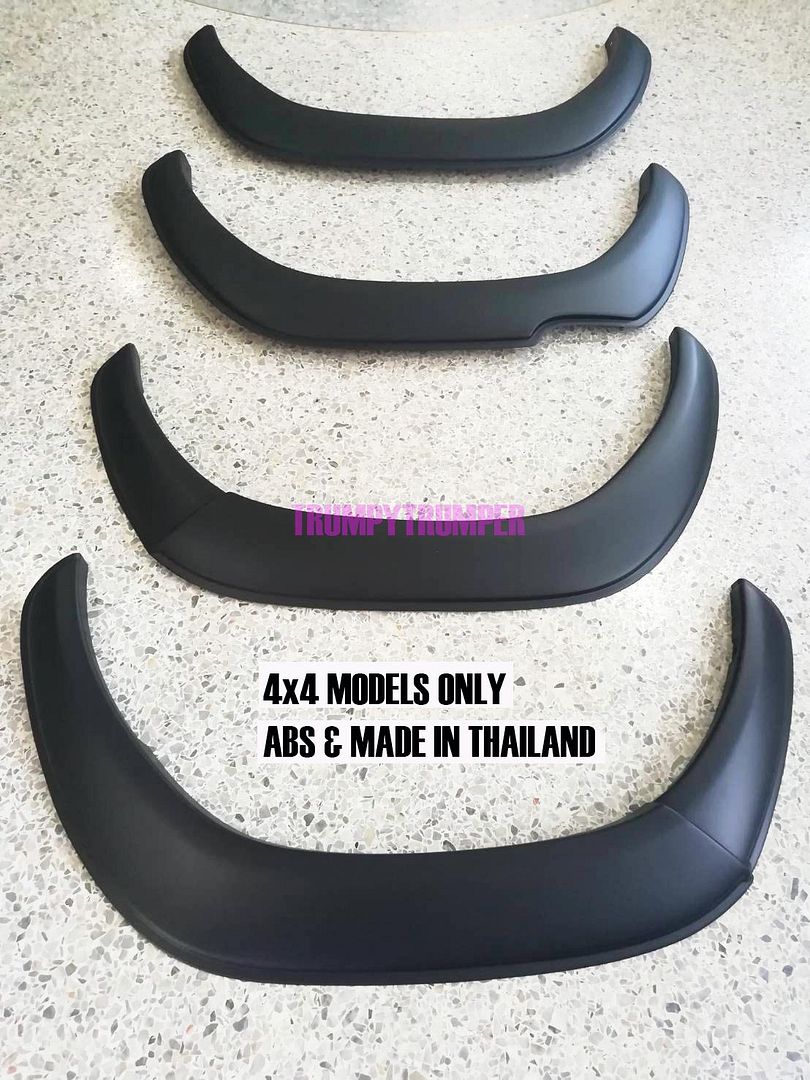 MATTEBLACK ROCCO STYLE FENDER FLARES WHEEL ARCH FOR TOYOTA