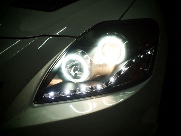 CCFL Projector Headlight Head Light Lamp Toyota VIOS Yaris Belta Sedan 2007 2012